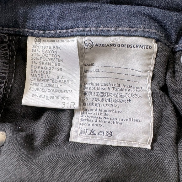 Adriano Goldschmied women’s jeans size 31 R - Picture 9 of 10